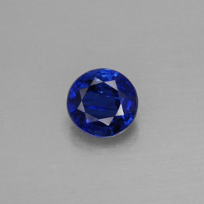 Cianite Blu naturale da 0.68 ct, Taglio rotondo, VS-SI