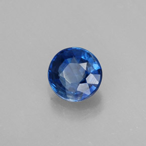 Cianite naturale blu da 0,46 ct, taglio rotondo, VS-SI