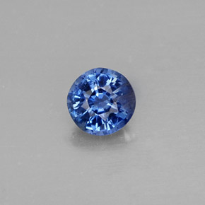 Cianite Blu naturale da 0.59 ct, Taglio rotondo, SI