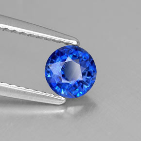 Cianite naturale blu da 0,67 ct, taglio rotondo, VS-SI