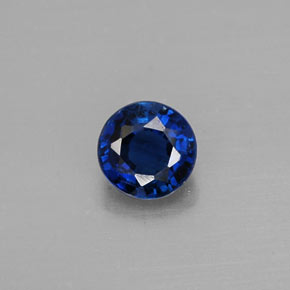 Cianite Blu naturale da 0.66 ct, Taglio rotondo, VS-SI