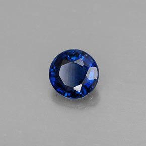 Cianite Blu naturale da 0.66 ct, Taglio rotondo, VS-SI