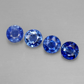 Cianite naturale blu da  ct, taglio rotondo, VS-SI