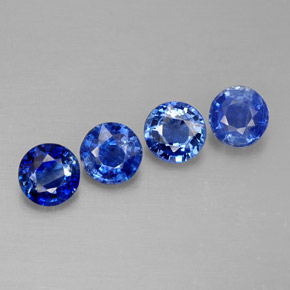 Cianite naturale blu da  ct, taglio rotondo, VS-SI