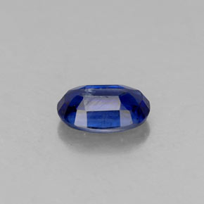 Cianite Blu scuro naturale da 0.65 ct, Taglio ovale, VS-SI