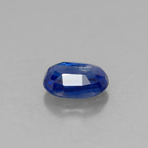 Cianite Blu scuro naturale da 0.74 ct, Taglio ovale, VS-SI