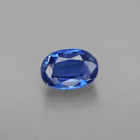 Cianite naturale blu da 0,72 ct, taglio ovale, VS-SI