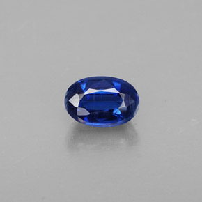 Cianite naturale blu da 0,84 ct, taglio ovale, VS-SI