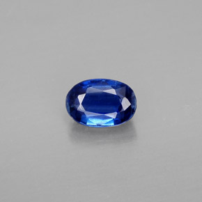 Cianite naturale blu da 0,80 ct, taglio ovale, VS-SI