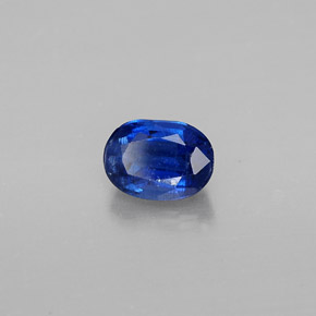 Cianite naturale blu da 0,93 ct, taglio ovale, VS-SI