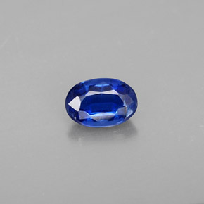 Cianite naturale blu da 0,56 ct, taglio ovale, VS