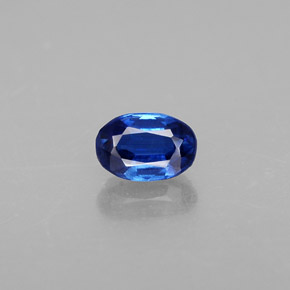 Cianite naturale blu da 0,68 ct, taglio ovale, VS-SI
