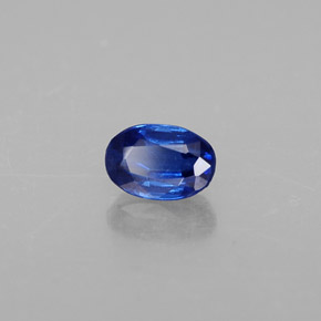 Cianite naturale blu da 0,68 ct, taglio ovale, VS-SI