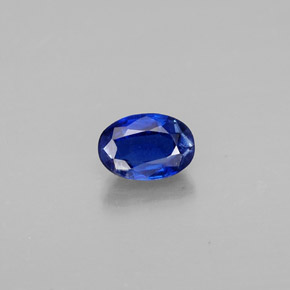 Cianite naturale blu da 0,68 ct, taglio ovale, VS