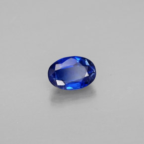 Cianite naturale blu da 0,68 ct, taglio ovale, VS