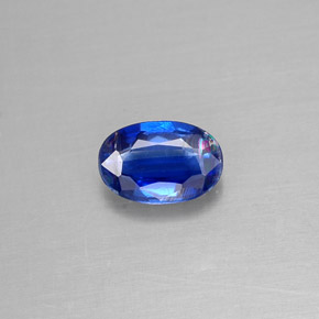 Cianite naturale blu da 0,58 ct, taglio ovale, VS-SI