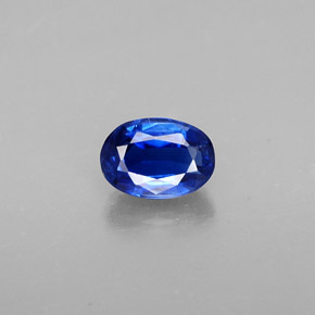 Cianite naturale blu da 0,71 ct, taglio ovale, VS