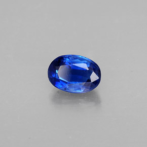 Cianite naturale blu da 0,71 ct, taglio ovale, VS