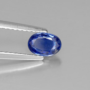 Cianite naturale blu da 0,61 ct, taglio ovale, SI