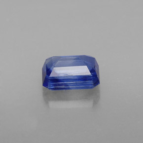 Cianite naturale blu da 0,96 ct, taglio smeraldo, VS