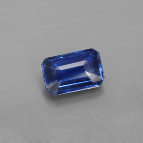Cianite Blu naturale da 0.65 ct, Taglio smeraldo, VS