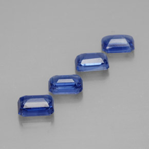 Cianite naturale blu da  ct, taglio smeraldo, VS-SI