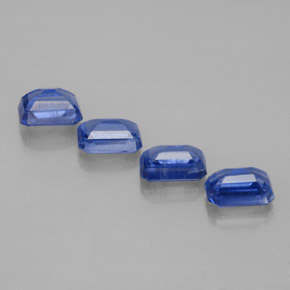 Cianite naturale blu da  ct, taglio smeraldo, VS-SI