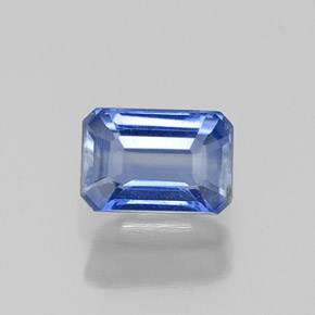 Cianite Blu naturale da 0.87 ct, Taglio smeraldo, VS-SI