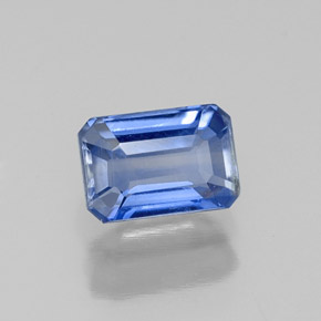 Cianite Blu naturale da 0.87 ct, Taglio smeraldo, VS-SI