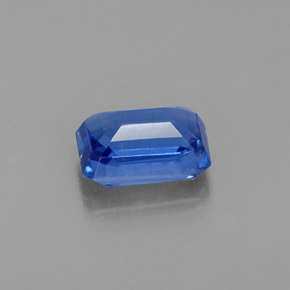 Cianite Blu naturale da 0.80 ct, Taglio smeraldo, VS