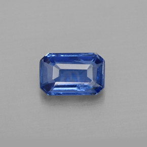 Cianite Blu naturale da 0.58 ct, Taglio smeraldo, VS-SI