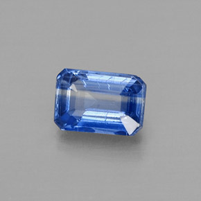 Cianite Blu naturale da 0.75 ct, Taglio smeraldo, SI