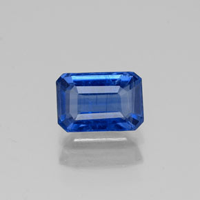 Cianite Blu naturale da 0.83 ct, Taglio smeraldo, VS-SI
