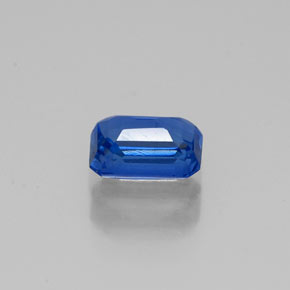 Cianite naturale blu da 0,75 ct, taglio smeraldo, VS-SI