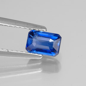 Cianite Blu naturale da 0.85 ct, Taglio smeraldo, VS-SI