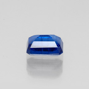 Cianite naturale blu da 0,90 ct, taglio smeraldo, VS-SI