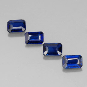 Cianite naturale blu da  ct, taglio smeraldo, VS-SI