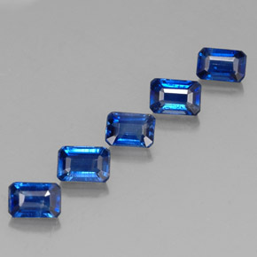 Cianite naturale blu da  ct, taglio smeraldo, VS-SI