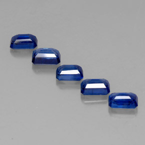 Cianite naturale blu da  ct, taglio smeraldo, VS-SI