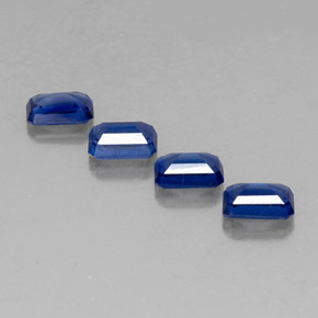 Cianite naturale blu da  ct, taglio smeraldo, VS-SI