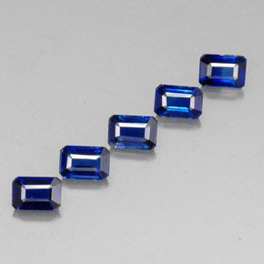 Cianite naturale blu da  ct, taglio smeraldo, VS-SI