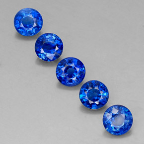 Cianite naturale blu da  ct, taglio rotondo, VS-SI