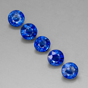 Cianite naturale blu da  ct, taglio rotondo, VS-SI
