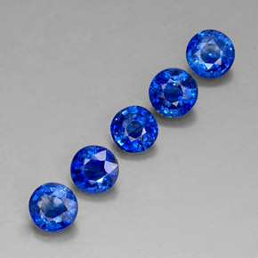 Cianite naturale blu da  ct, taglio rotondo, VS-SI