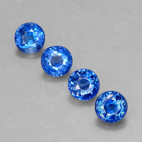 Cianite naturale blu da  ct, taglio rotondo, VS-SI