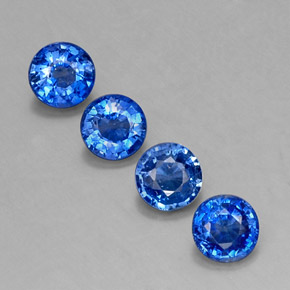 Cianite naturale blu da  ct, taglio rotondo, VS-SI
