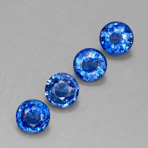 Cianite naturale blu da  ct, taglio rotondo, VS-SI