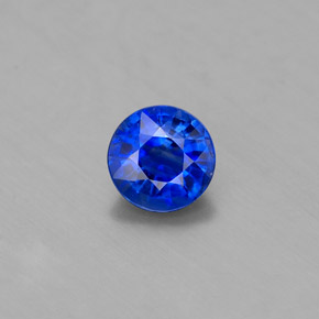 Cianite Blu naturale da 0.50 ct, Taglio rotondo, VS