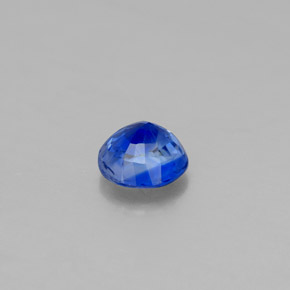 Cianite naturale blu da 0,63 ct, taglio rotondo, VS