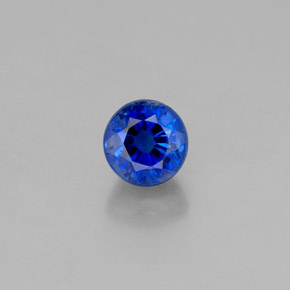 Cianite Blu naturale da 0.46 ct, Taglio rotondo, VS